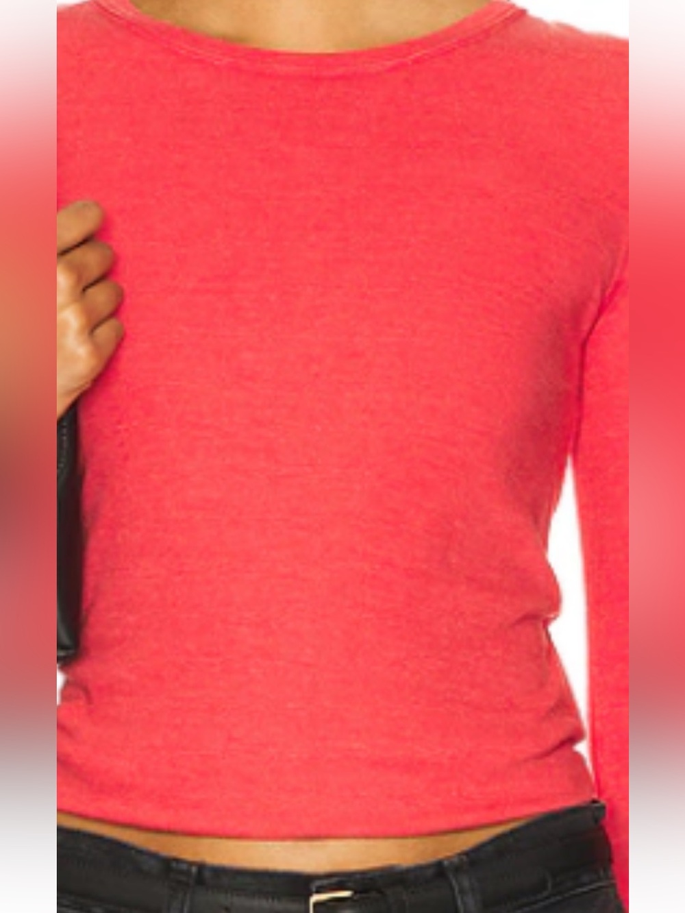 We the Free Red Women's Sweater - Lightweight Crewneck NWT